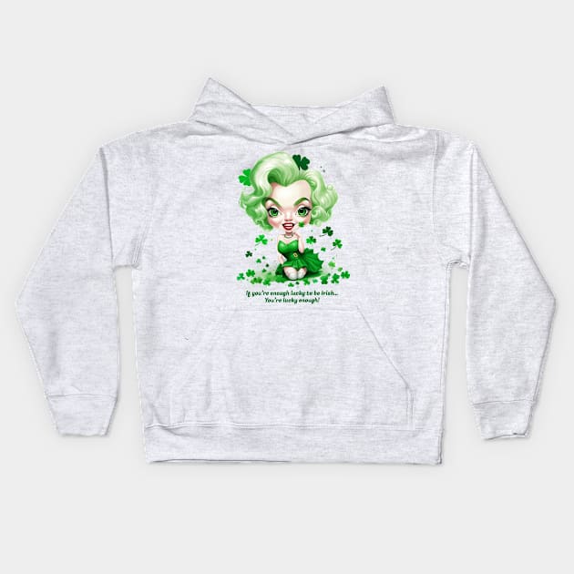 that´s Irish Luck Kids Hoodie by Kingrocker Clothing